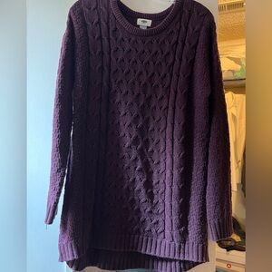 Old Navy knitted purple sweater